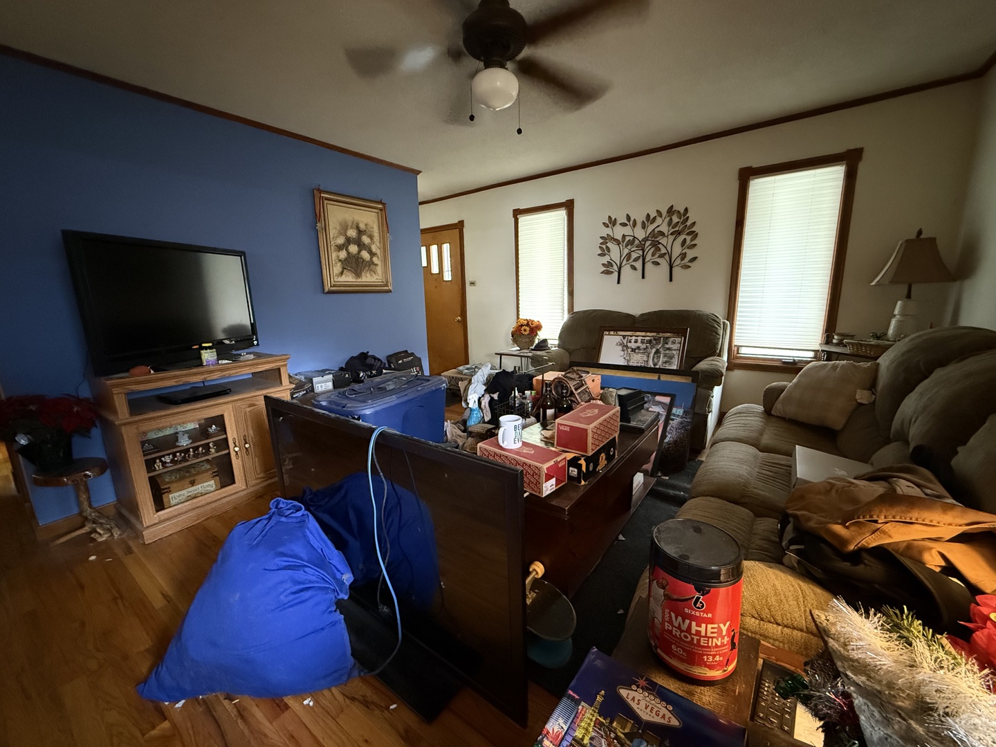 54 Apache Street Park Forest, IL 60466 - Photo 4 of 21 a living room with furniture and a flat screen tv