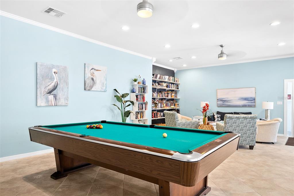 597 Sutton Place Longboat Key, FL 34228 - Photo 36 of 49 a room with pool table and windows