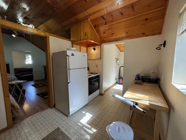 a view of a storage room