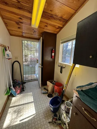 a view of a storage & utility room