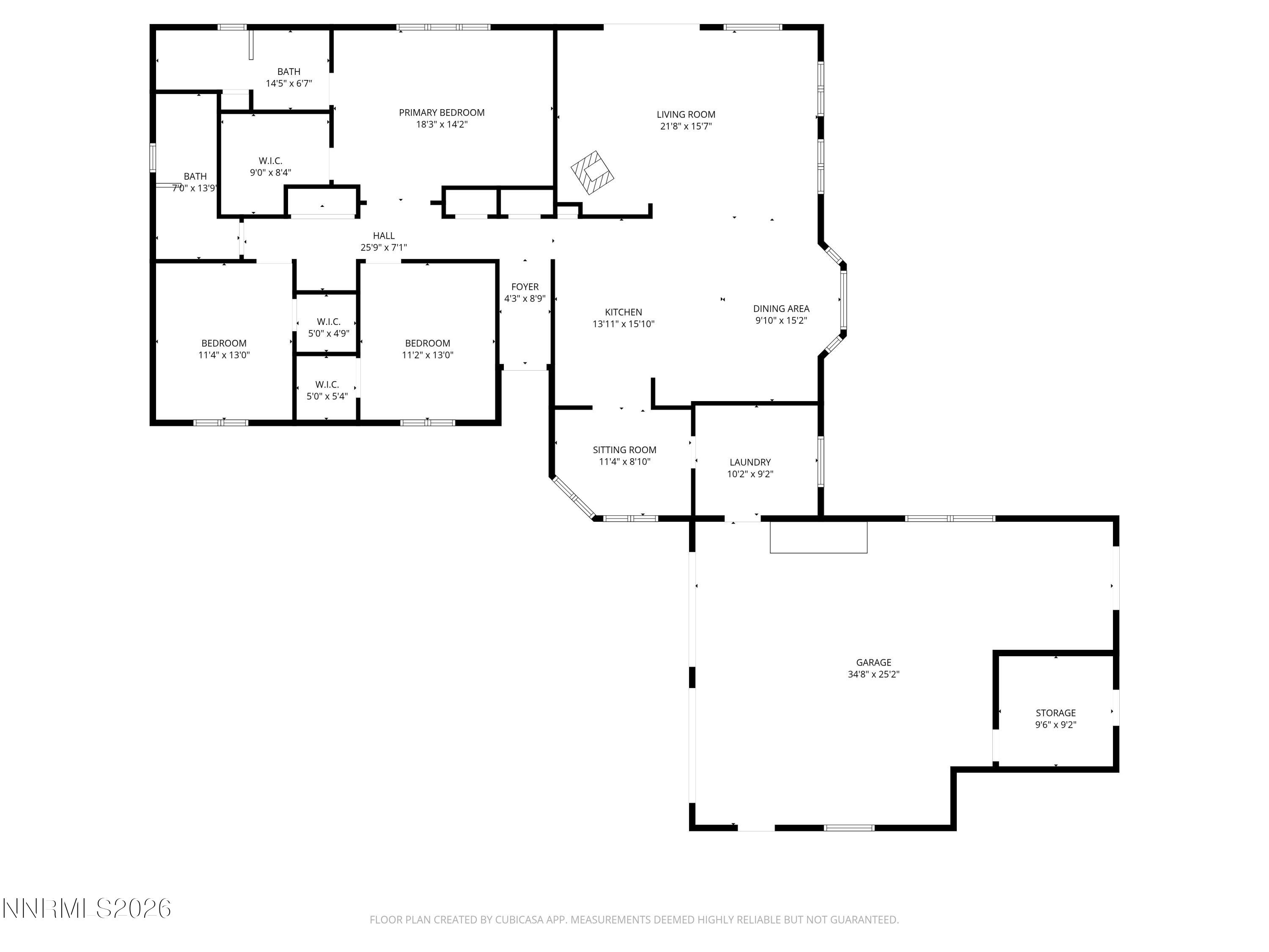 3900 Amy Road Reno, NV 89510 - Photo 43 of 44 Floor plan home