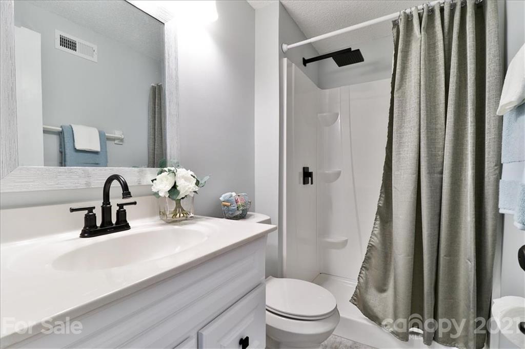 6636 Piney Path Road Charlotte, NC 28212 - Photo 19 of 24 a bathroom with a sink a toilet and shower