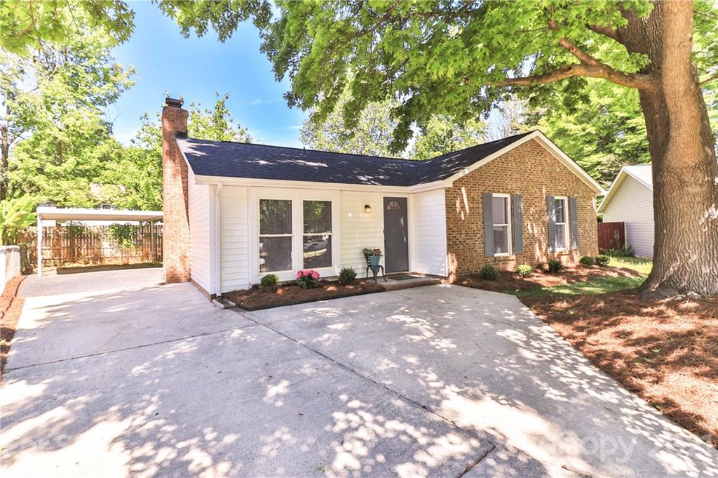 6636 Piney Path Road Charlotte, NC 28212 - Photo 3 of 24 a view of a house with a yard and large tree