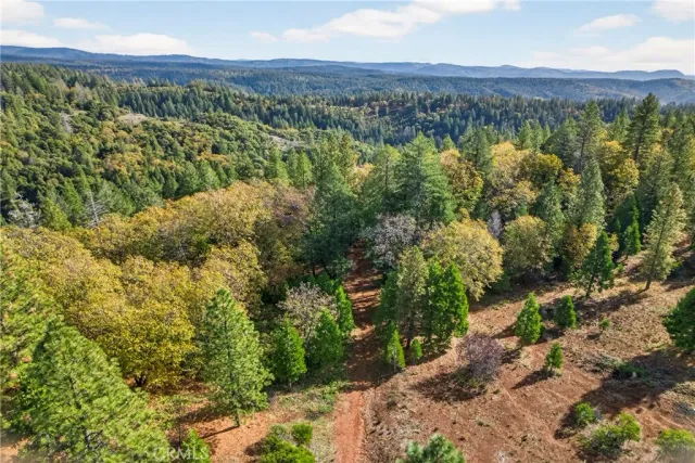 a view of city and mountain