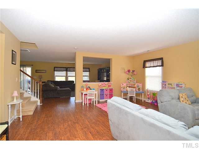 307 Rondelay Drive Durham, NC 27703 - Photo 3 of 21 Open Plan Living/Family/Kitchen.