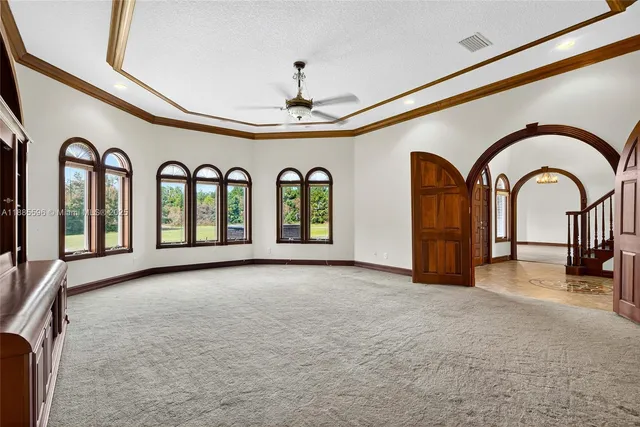 a view of a livingroom with a fireplace