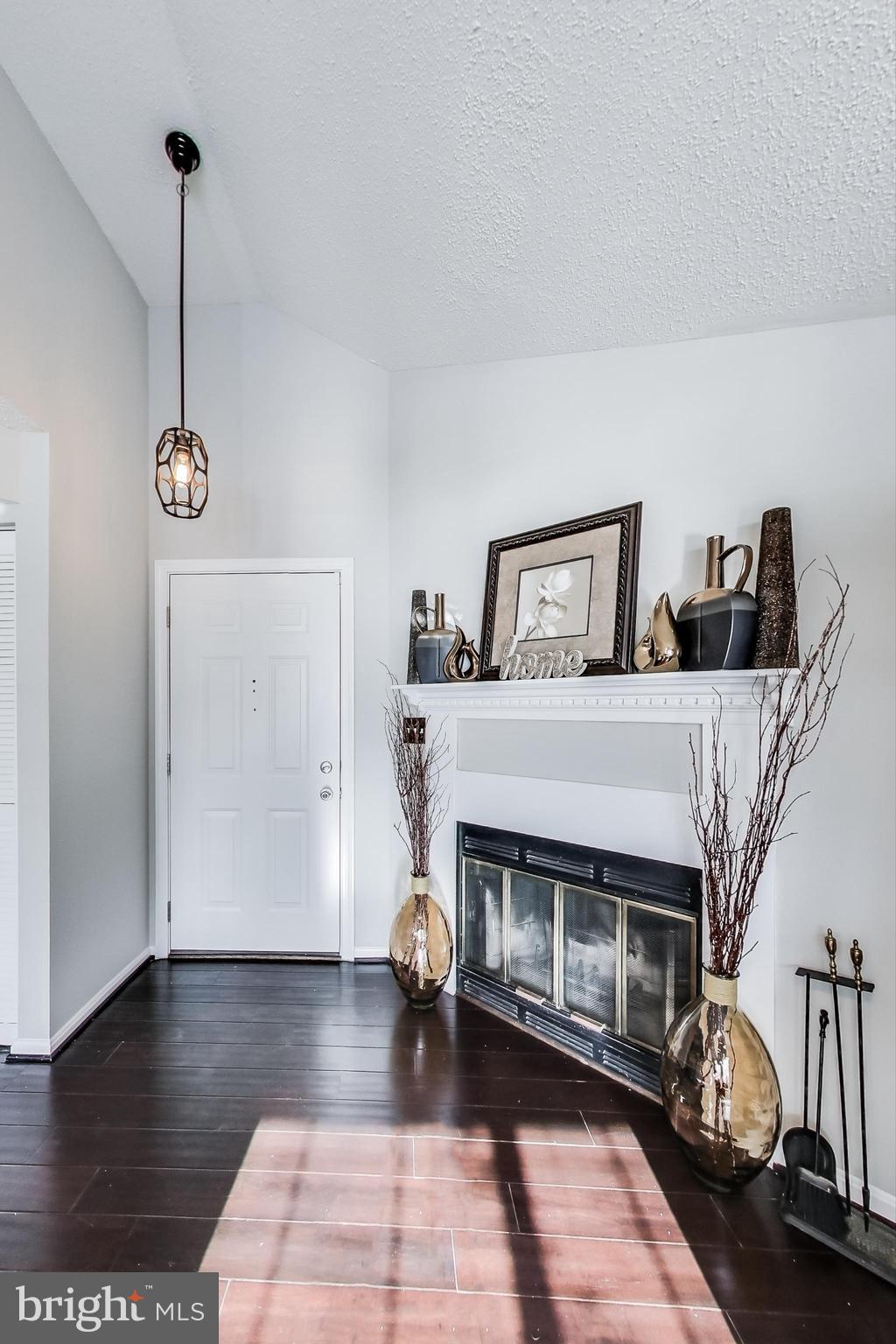 10410 Beacon Ridge Drive, Unit 202 Bowie, MD 20721 - Photo 5 of 47 Foyer and Woodburning Fireplace