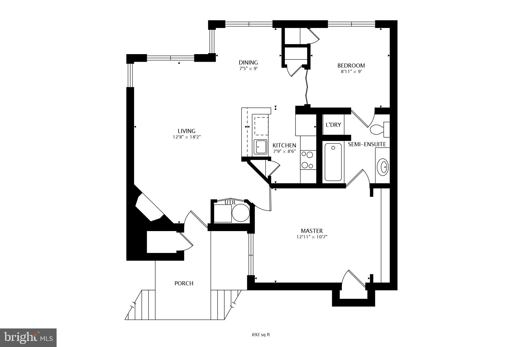 10410 Beacon Ridge Drive, Unit 202 Bowie, MD 20721 - Photo 47 of 47 Floor Plan