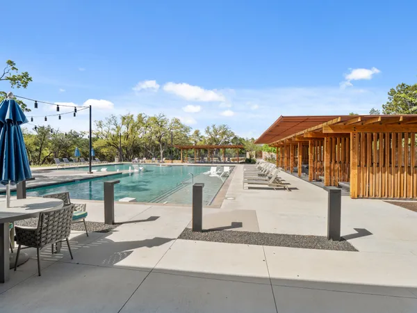 a outdoor view with a sitting space