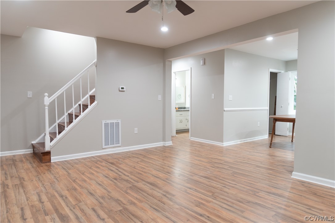 10807 Drayton Road Chester, VA 23831 - Photo 6 of 32 a view of entryway with wooden floor