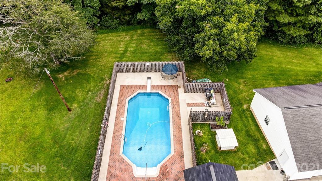 1853 Dunlap Roddey Road Rock Hill, SC 29730 - Photo 6 of 19 an aerial view of a house with garden space and street view