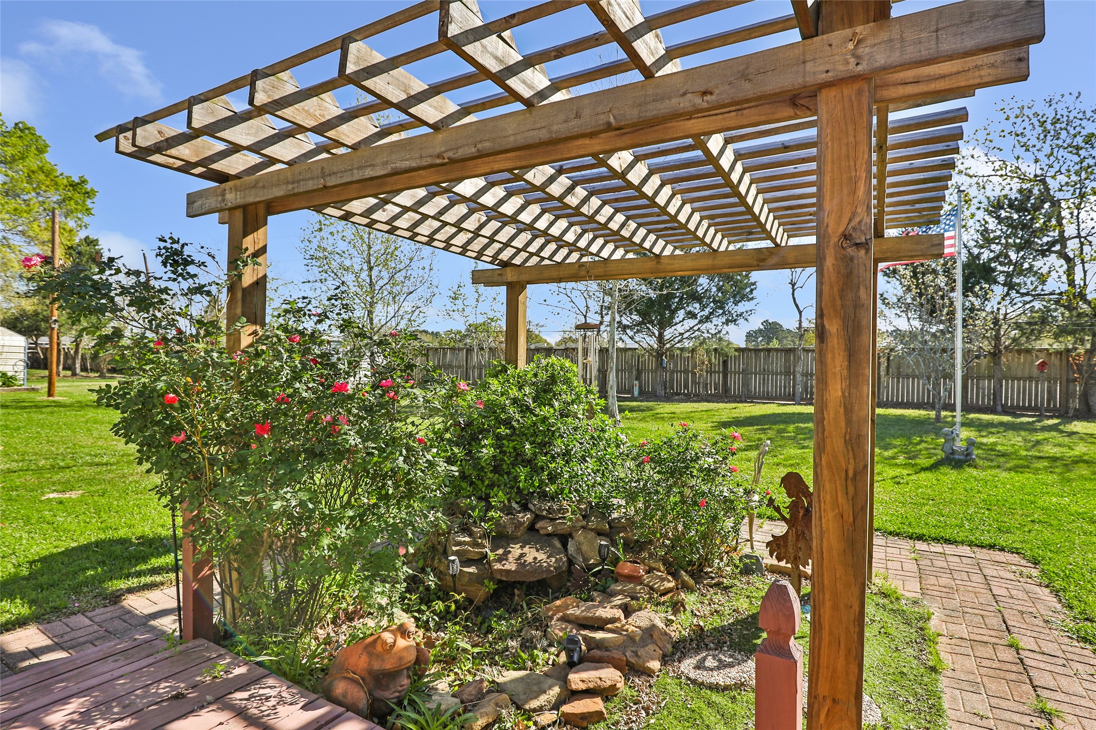 27414 Kathy Lane Magnolia, TX 77355 - Photo 30 of 41 This is a beautiful flower garden feature.