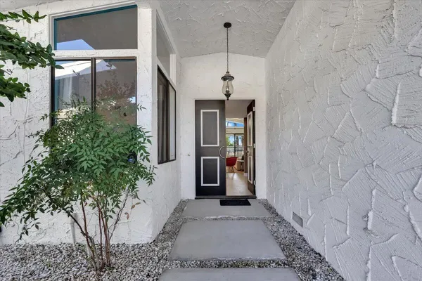 a view of a entryway