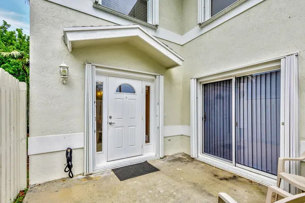 a view of a door
