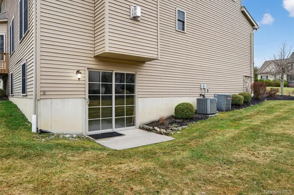 a view of an outdoor space and swimming pool