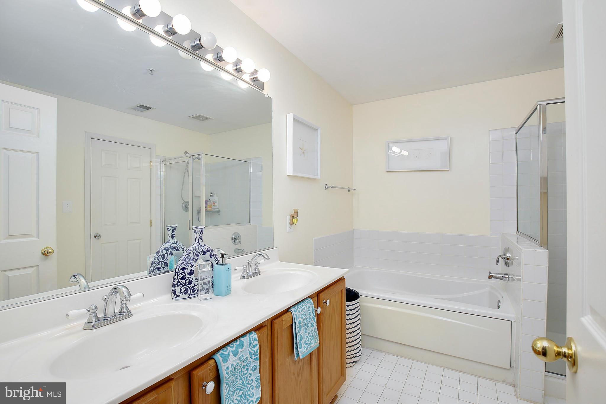 5806 Summers Grove Road Alexandria, VA 22304 - Photo 23 of 30 a bathroom with a tub a sink and mirror