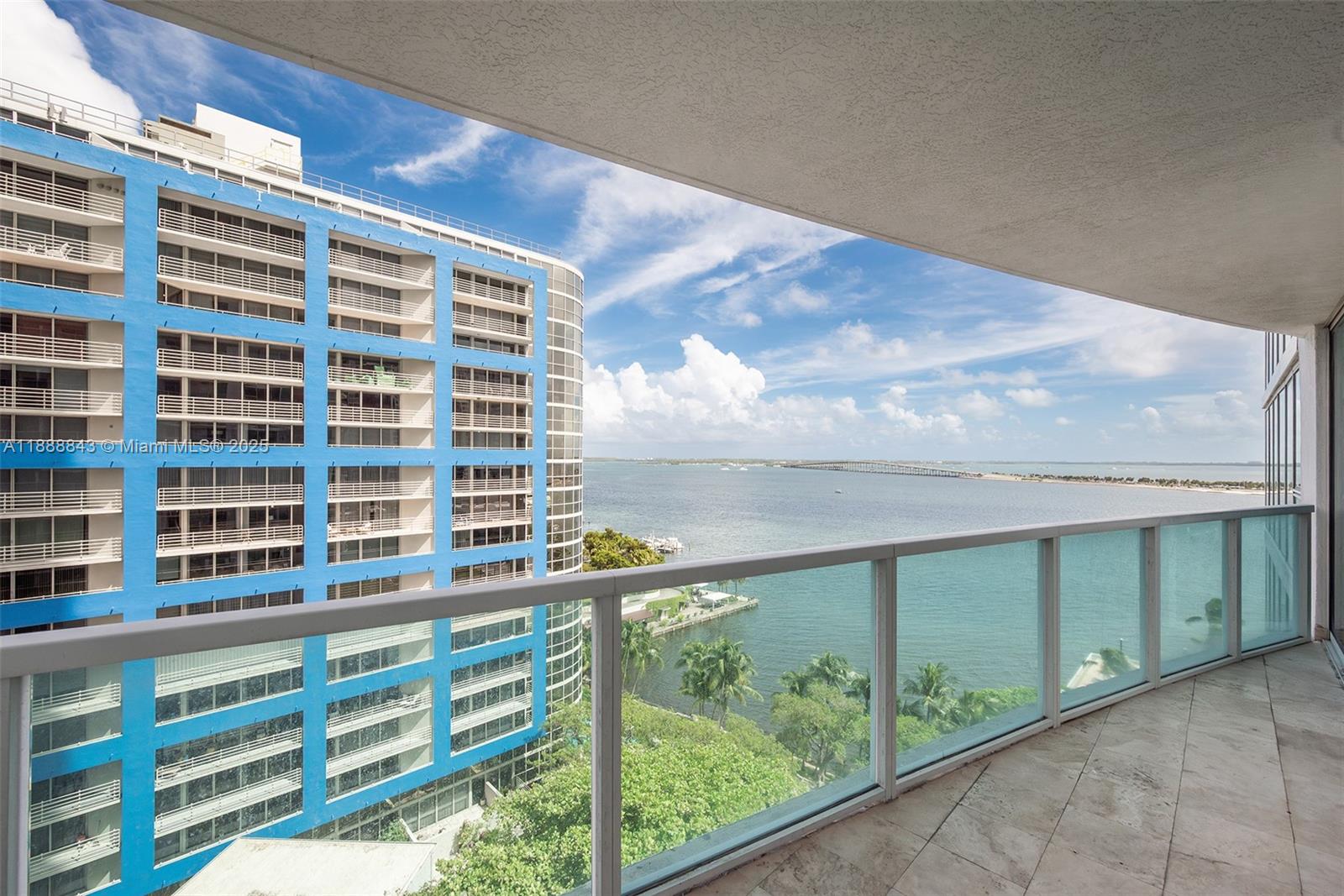 2101 Brickell Avenue, Unit 905 Miami, FL 33129 - Photo 7 of 23 a view of a balcony with lake view