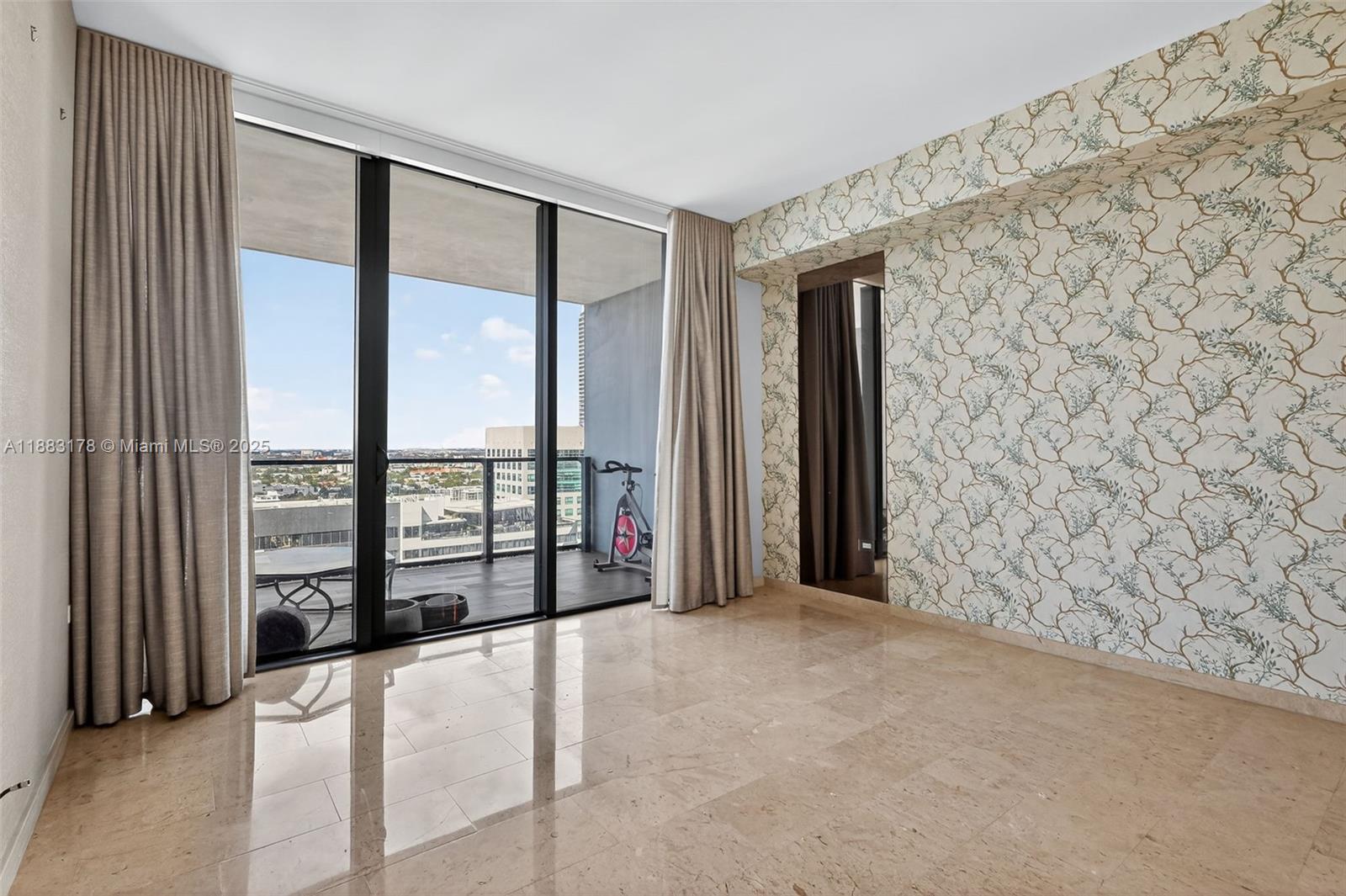 88 Southwest 7th Street, Unit 2402 Miami, FL 33130 - Photo 12 of 38 a view of a room with a large window