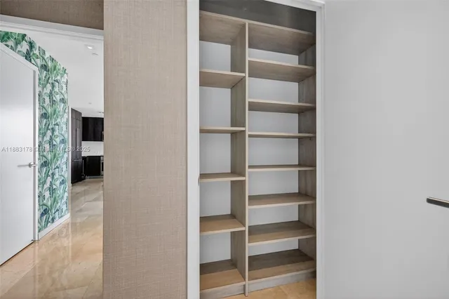 a view of an empty room