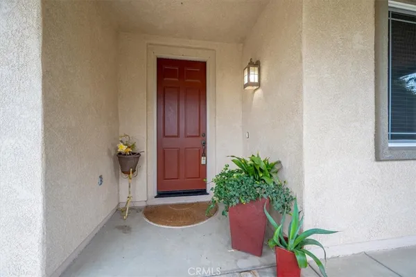 a house with a entryway