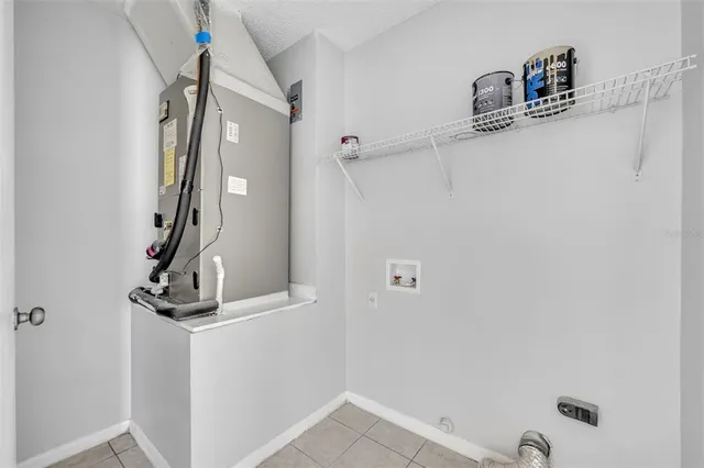 a view of a room with rack on the wall