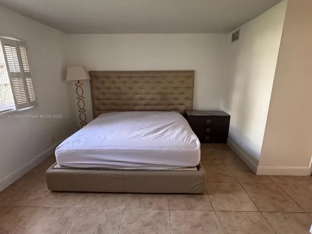 a room with a bed