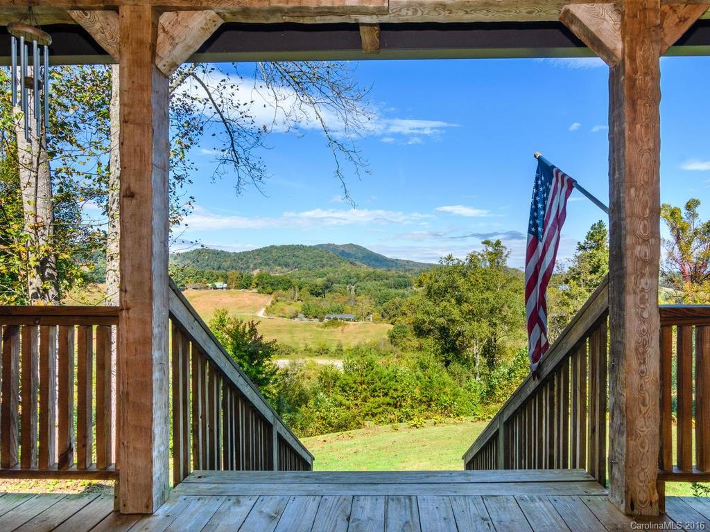 27 High Ridge Road Leicester, NC 28748 - Photo 4 of 24 a view of a balcony with an outdoor space