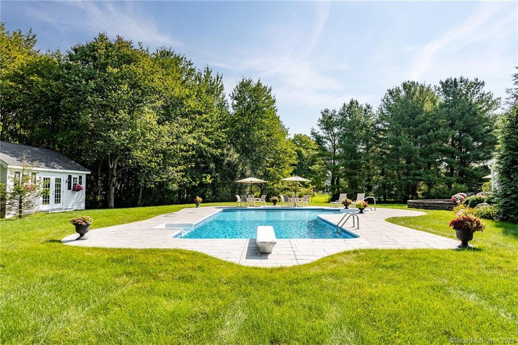 4 Whipstick Road New Fairfield, CT 06812 - Photo 1 of 1 2 level fenced in acres with a salt water pool, stamped concrete and stone patio.