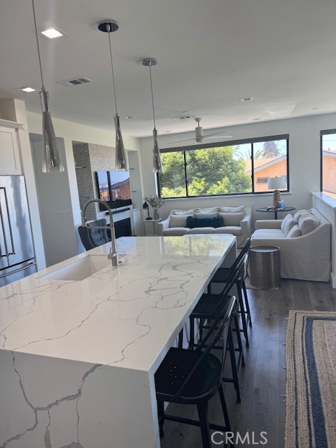 61 Birch Avenue Cayucos, CA 93430 - Photo 10 of 21 a dining room with furniture window and wooden floor