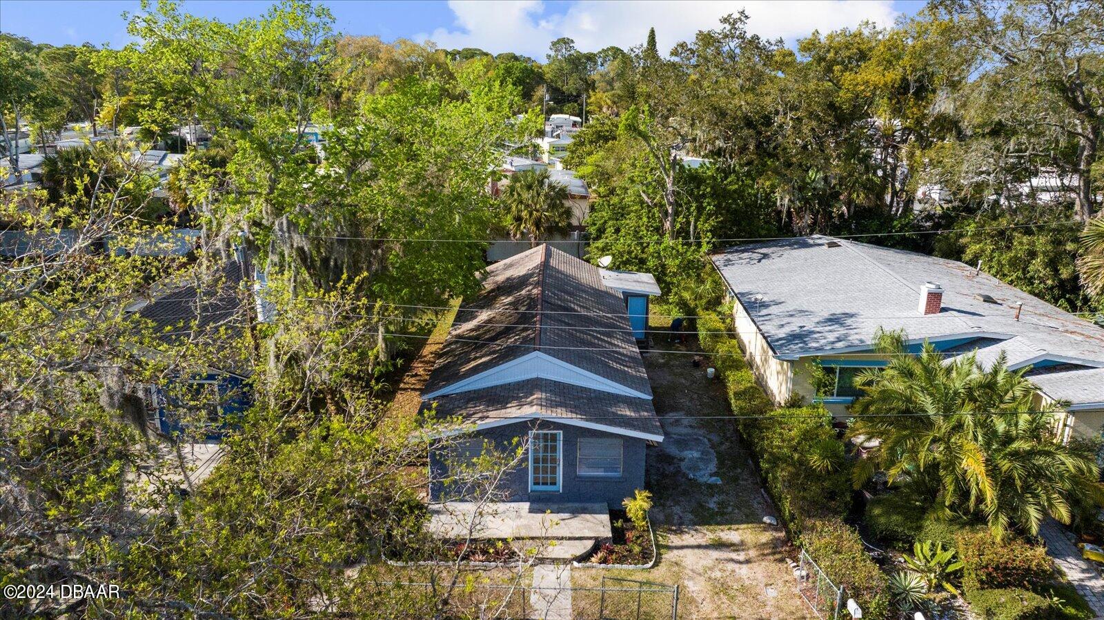 269 Selden Avenue Ormond Beach, FL 32174 - Photo 35 of 41 a view of a big yard with plants and large trees