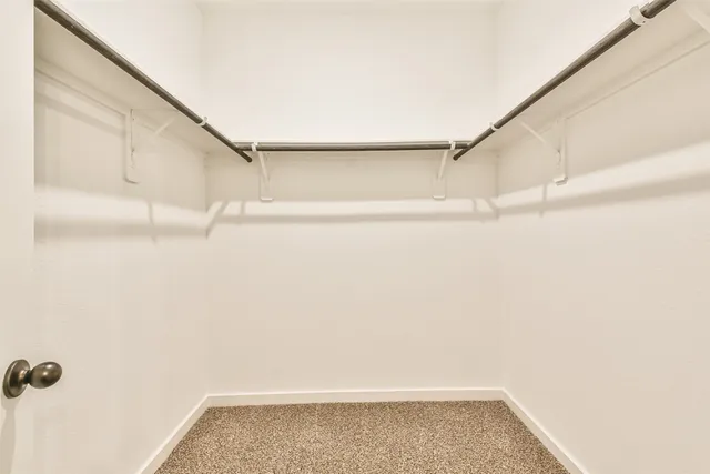 a view of walk in closet
