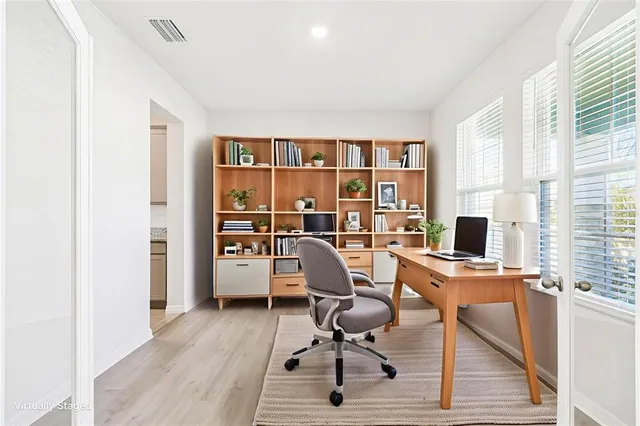 wooden floor in an empty room