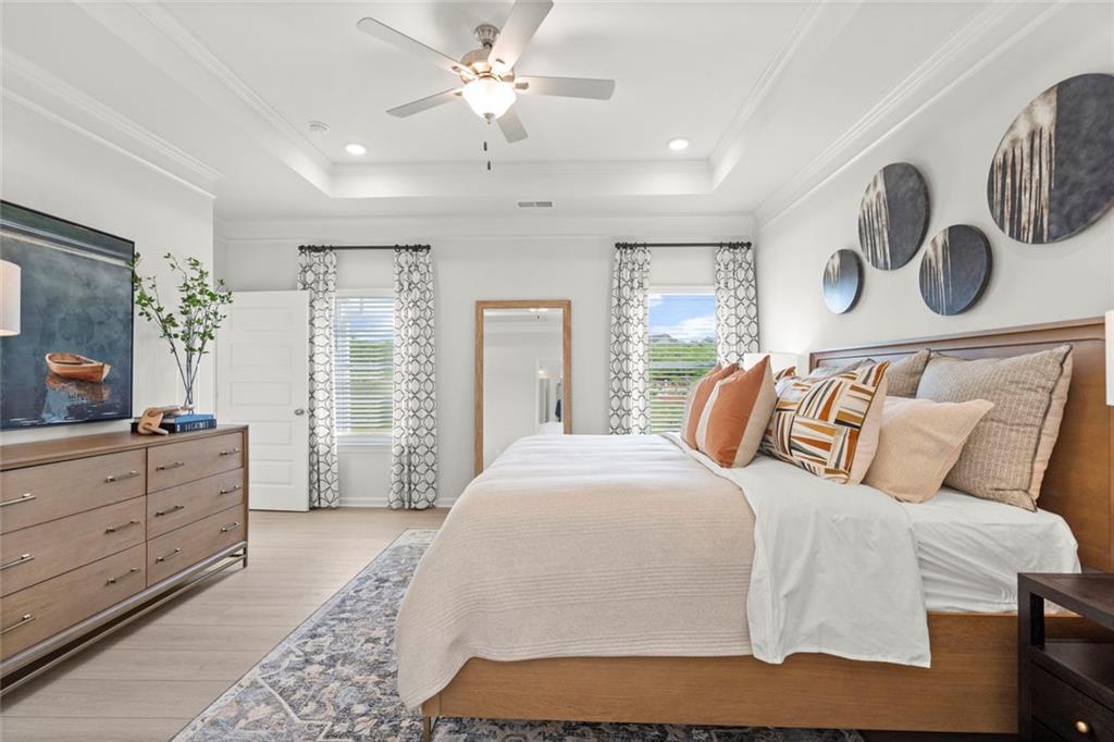 16 Willow Circle Rock Spring, GA 30739 - Photo 22 of 30 a bedroom with a large bed and a window