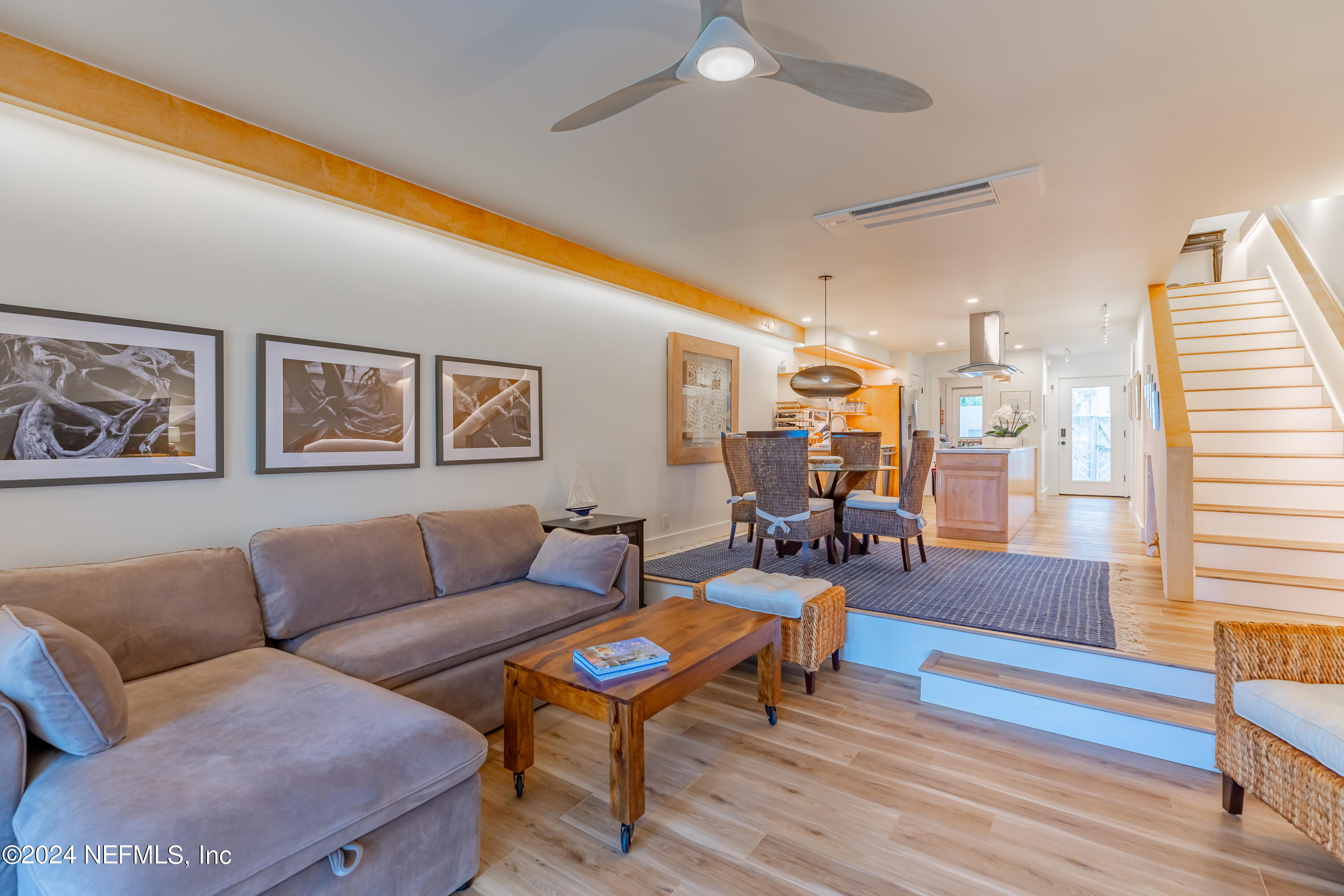 3025 Sea Marsh Road Fernandina Beach, FL 32034 - Photo 13 of 54 a living room with furniture and wooden floor