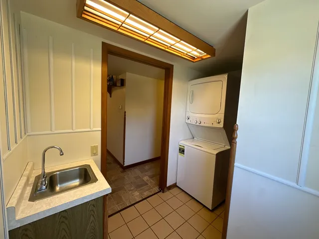 a room with storage and utility