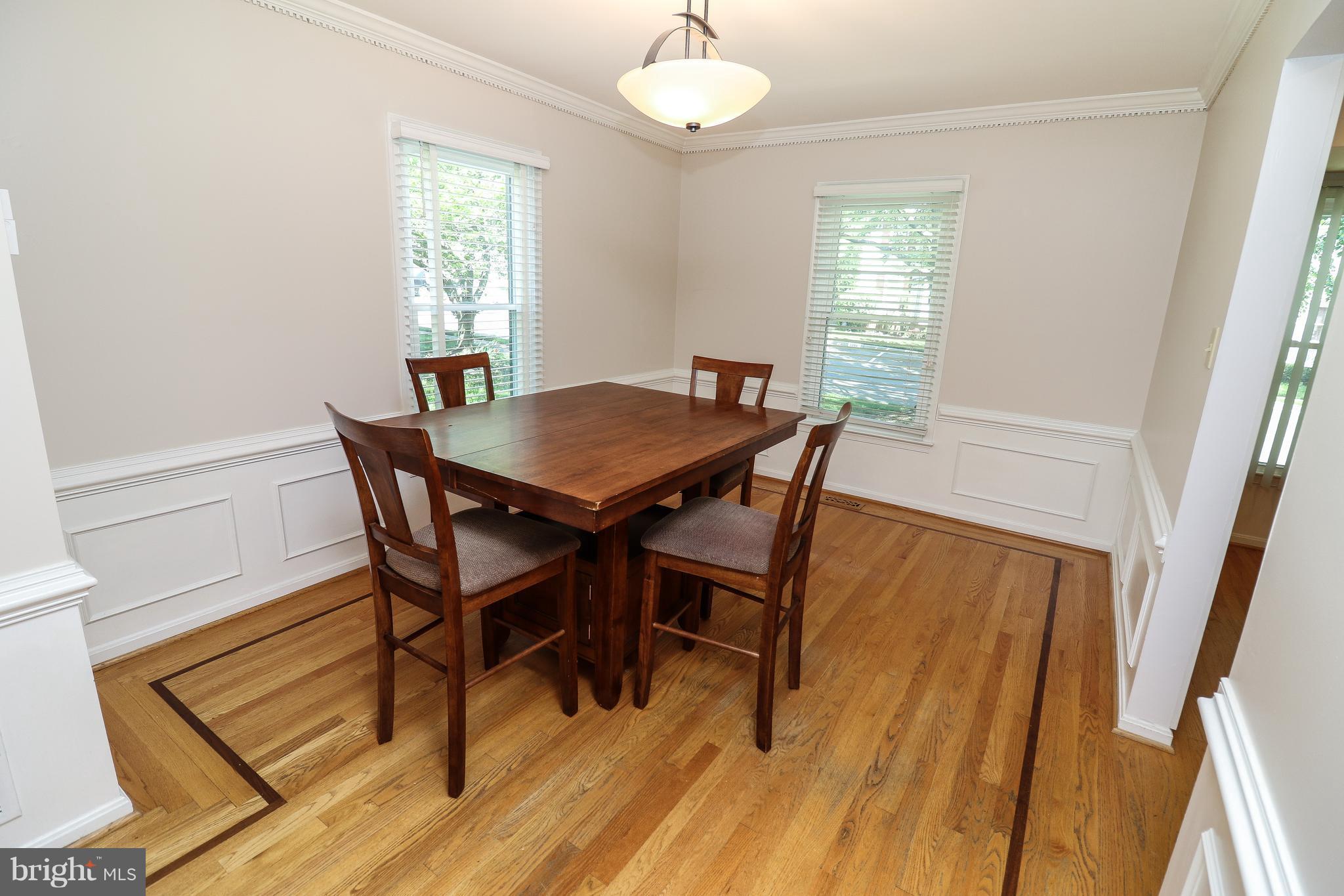 7281 Olde Lantern Way Springfield, VA 22152 - Photo 13 of 30 Dining Room with Chair Rail