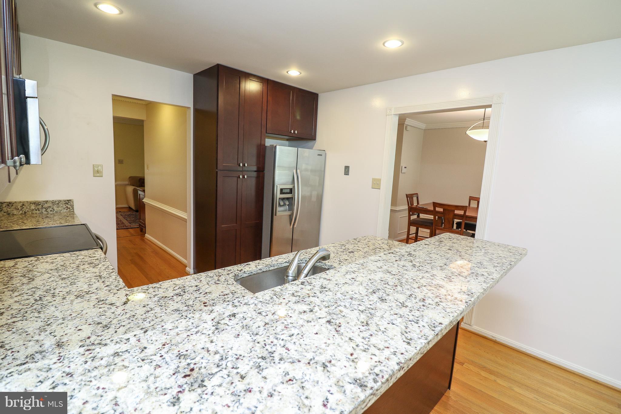 Kitchen with Granite Counters