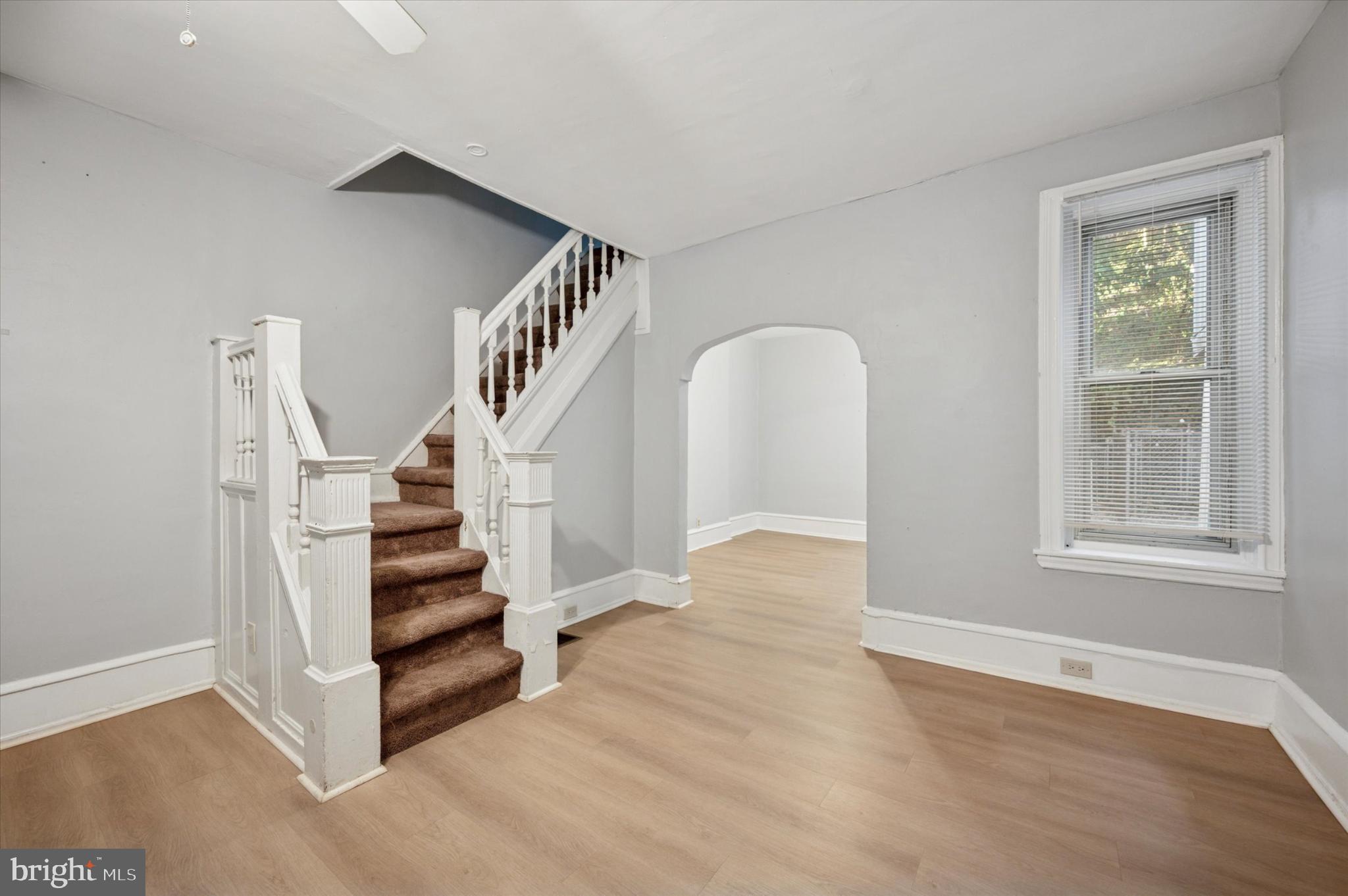 4817 Ridge Avenue Philadelphia, PA 19129 - Photo 16 of 34 a view of entryway and hall with wooden floor
