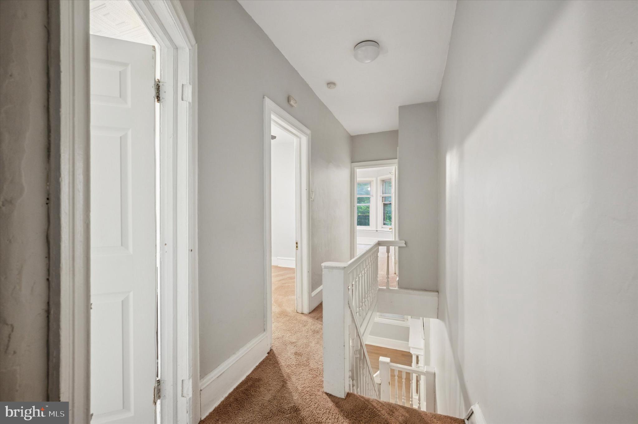 4817 Ridge Avenue Philadelphia, PA 19129 - Photo 33 of 34 a living room with a white walls and a white door