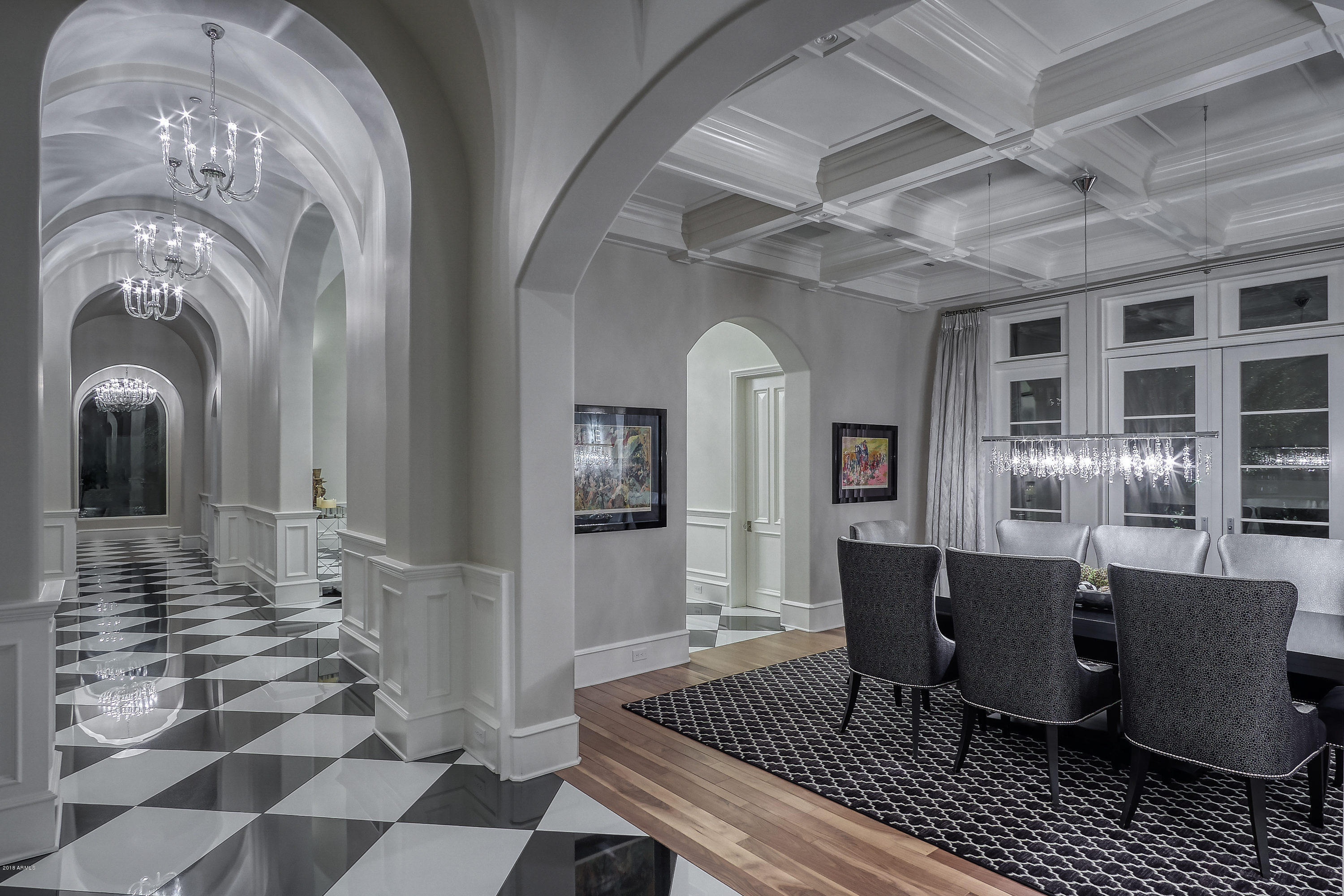 5296 East Roadrunner Road Paradise Valley, AZ 85253 - Photo 53 of 128 12-116-Hallway - Formal Dining