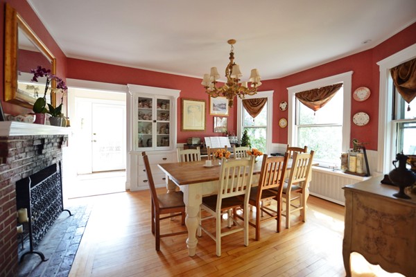 185 Weston Road Wellesley, MA 02482 - Photo 4 of 11 a view of a dining room with furniture window and wooden floor