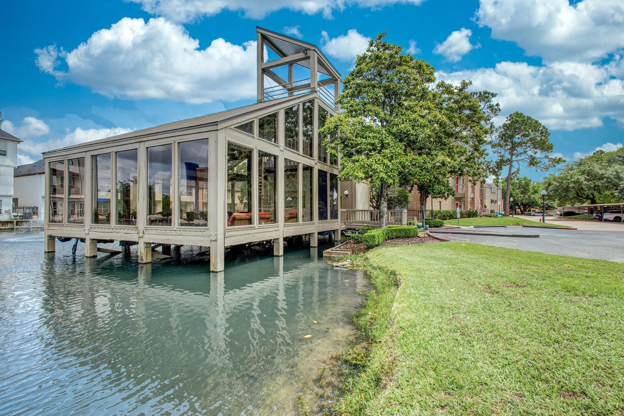 2023 Gentryside Drive, Unit 508 Houston, TX 77077 - Photo 38 of 41 a view of a house with swimming pool and porch with furniture