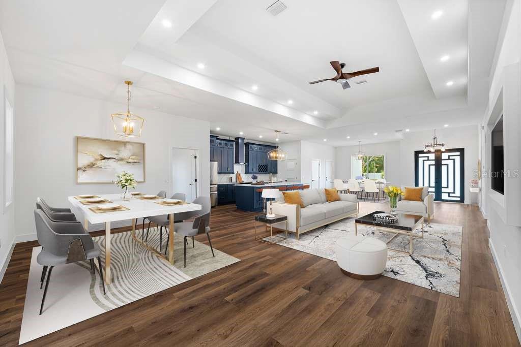 15364 Newport Road Clearwater, FL 33764 - Photo 24 of 50 a living room with furniture and kitchen view