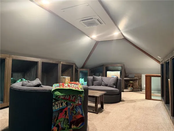 a open kitchen with stainless steel appliances granite countertop a stove a sink and a refrigerator