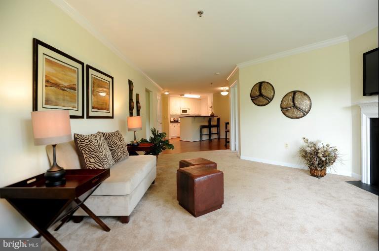 5563 Seminary Road, Unit 406 Falls Church, VA 22041 - Photo 8 of 18 a living room with furniture and a lamp