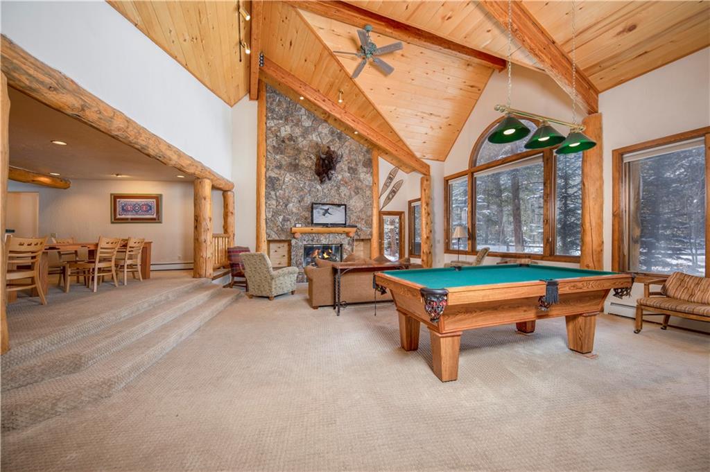 22 Keystone Gulch Road Keystone, CO 80435 - Photo 4 of 35 a room with pool table and windows