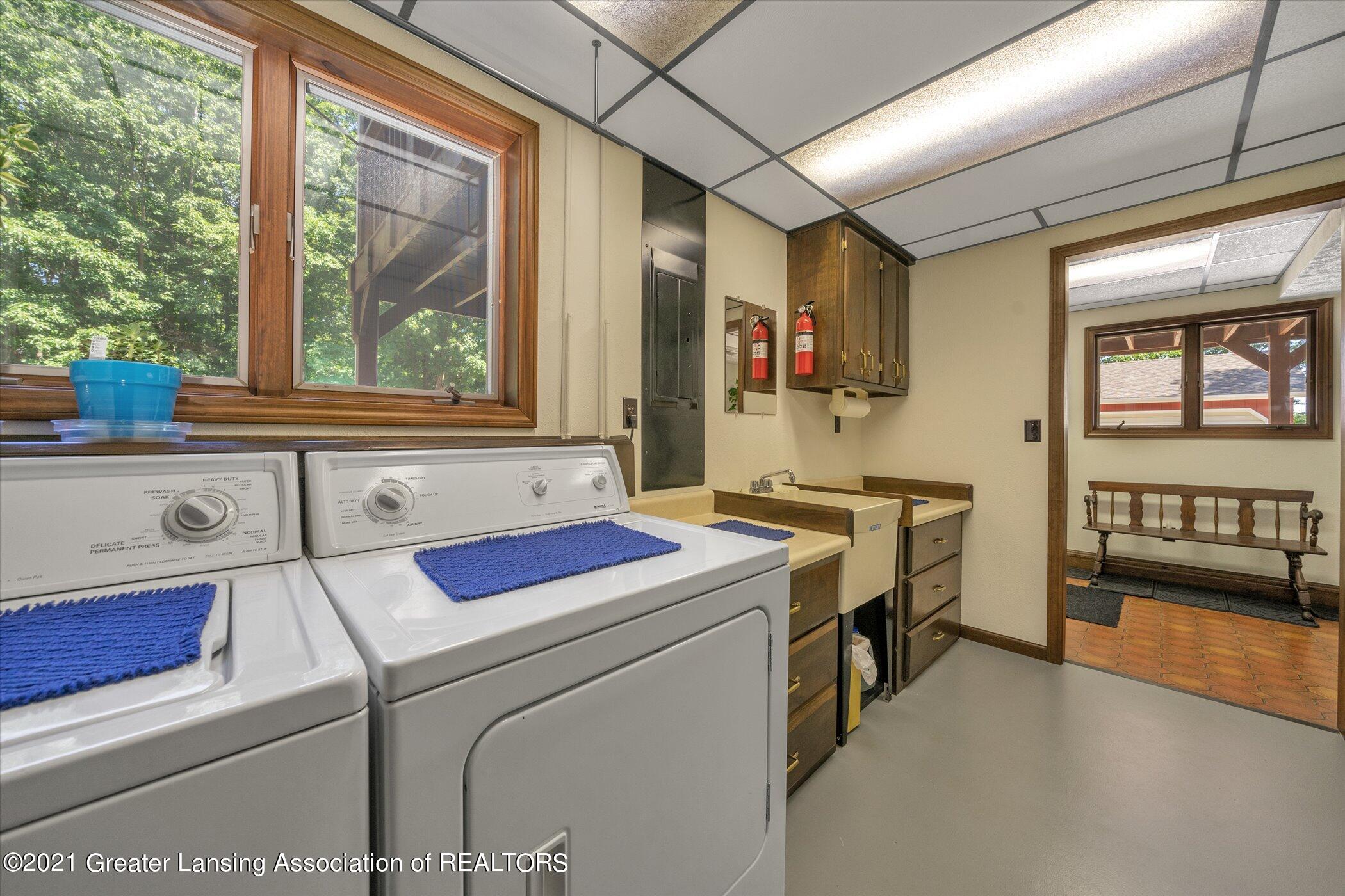 7851 South Cochran Road Olivet, MI 49076 - Photo 38 of 52 (38) LOWER LEVEL Laundry Room