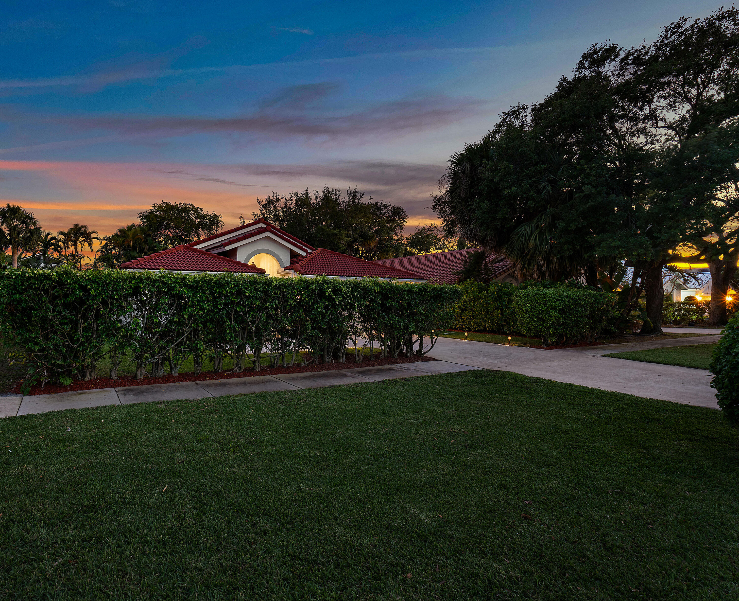 1340 Southwest 18th Street Boca Raton, FL 33486 - Photo 36 of 45 Front Privacy Hedges