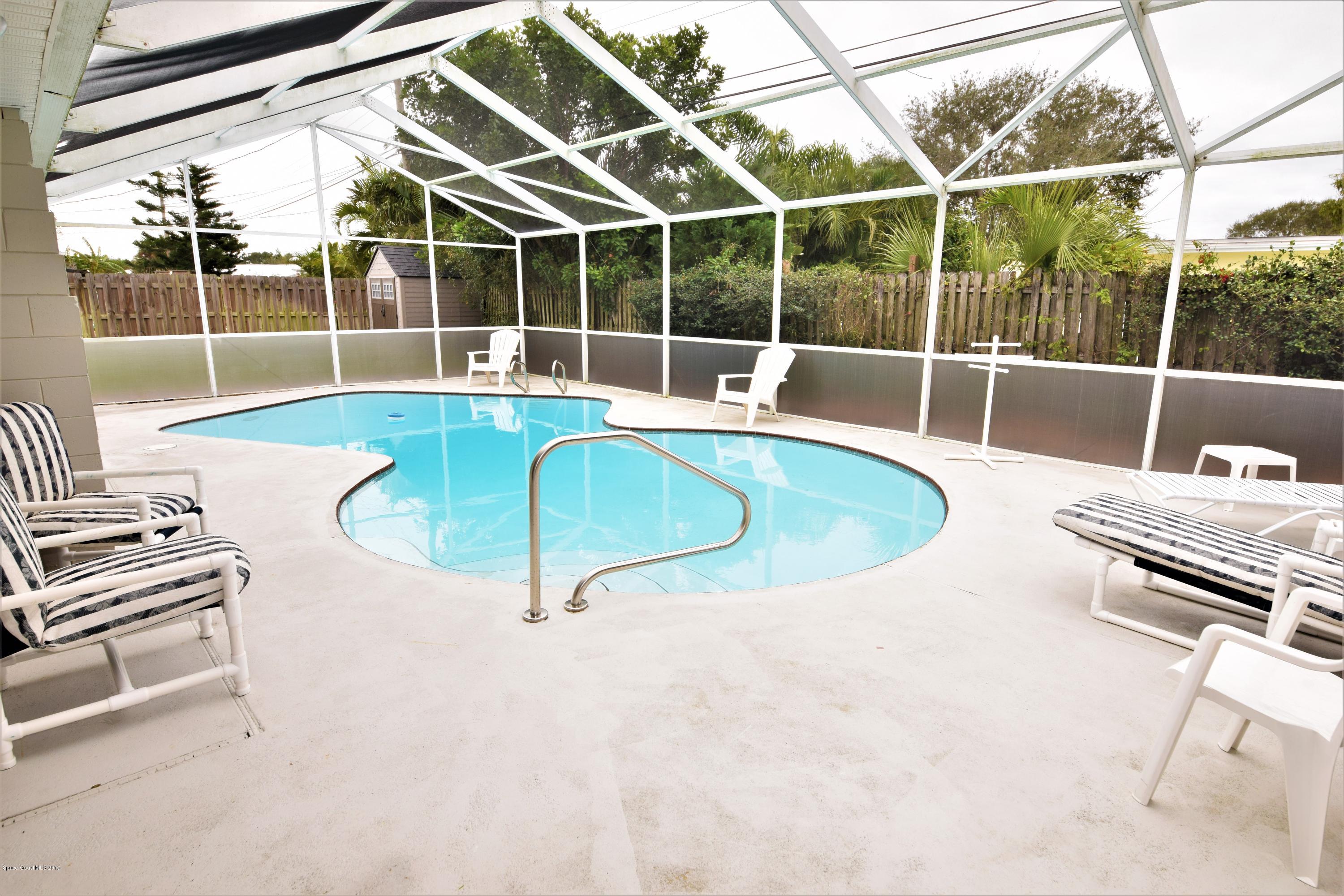 1024 Bali Road Cocoa Beach, FL 32931 - Photo 22 of 30 Pool Side