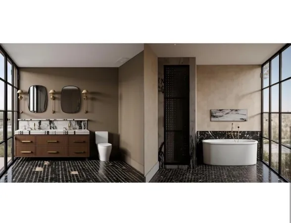 a picture of a kitchen with a stove and a microwave